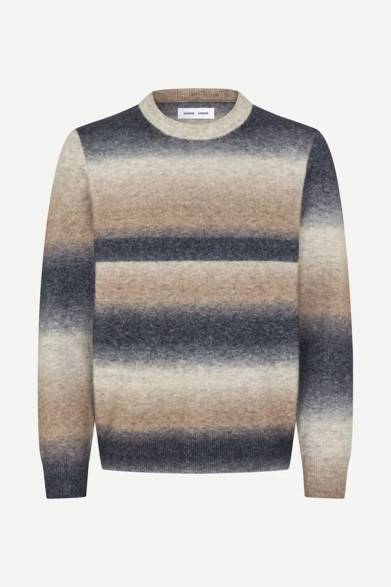 Samsoe Samsoe-Aiden crew neck 15012-M23400046-CLR002903 Salute st.-NAVY