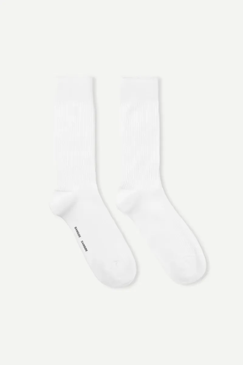 Samsoe Samsoe-Hanse socks 11690-M00007103-CLR000023 White-WIT