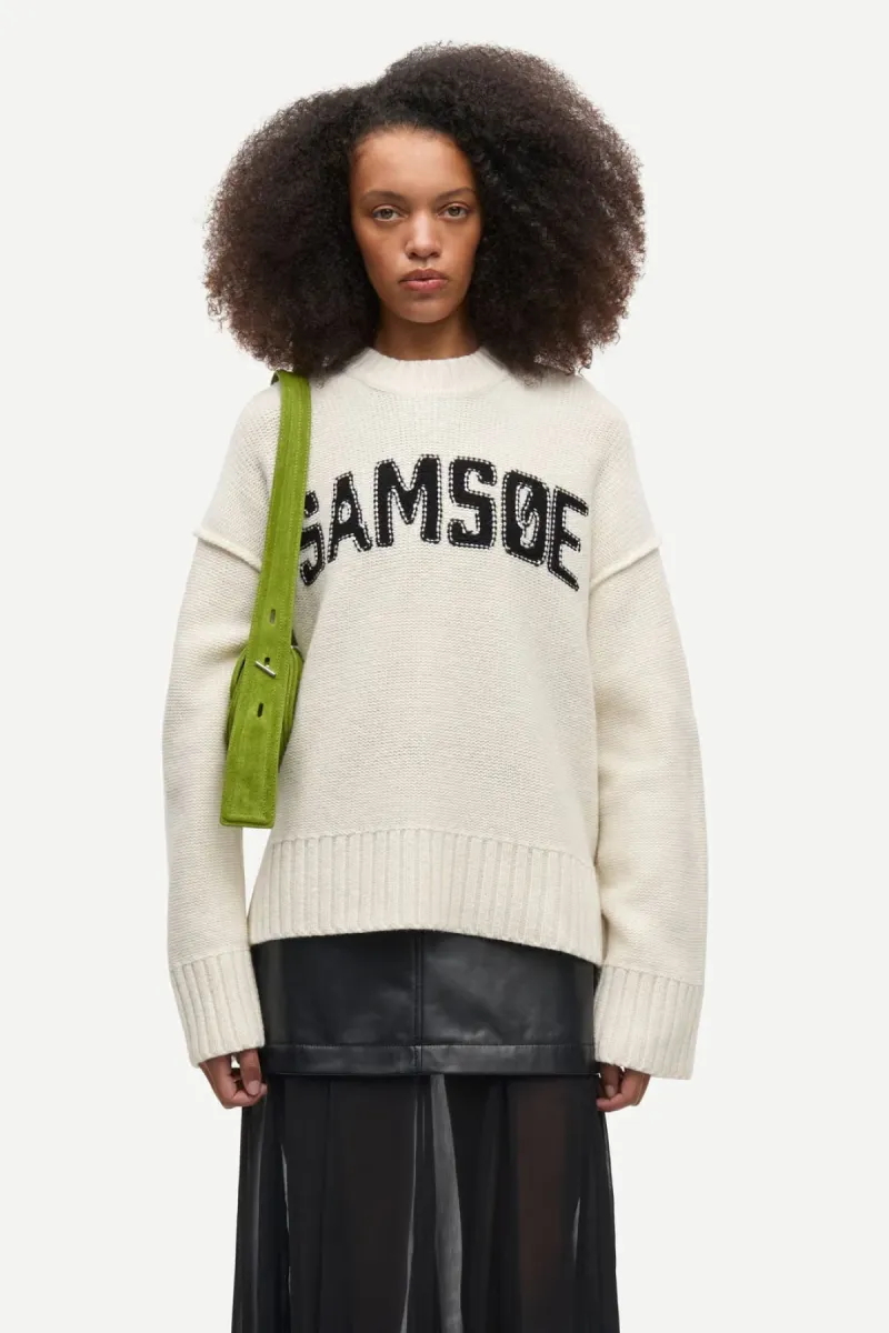 Samsoe Samsoe-Sakeiku samsoe sweater 11250-F25300175-110103TCX Egret-BEIGE