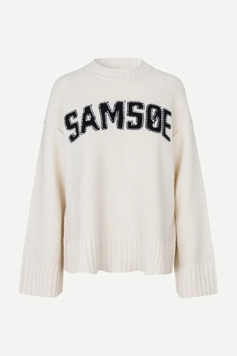 Samsoe Samsoe-Sakeiku samsoe sweater 11250-F25300175-110103TCX Egret-BEIGE