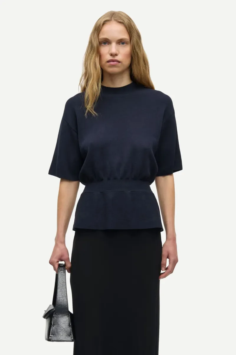 Samsoe Samsoe-Satatiana Blouse 15830-F26300072-194011TCX Salute-NAVY