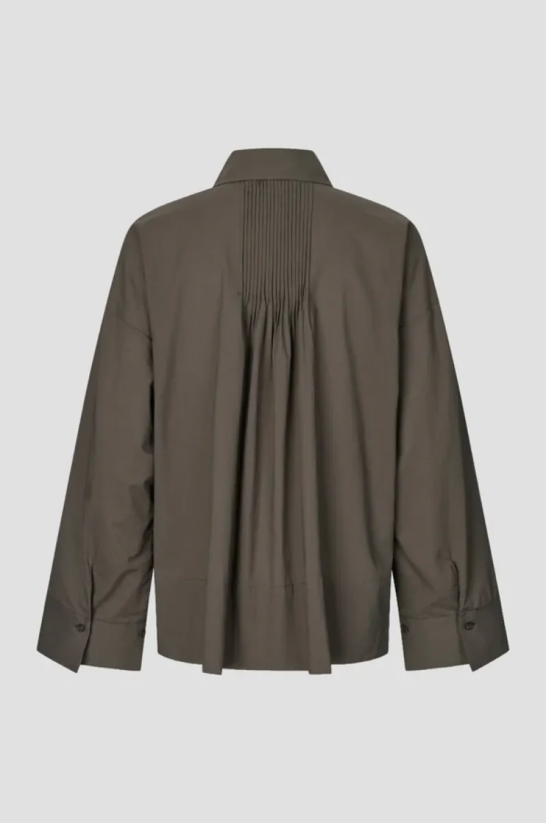 second-female-60975-lanna-shirt-8004-black-olive-bruin-5 Second Female-60975-Lanna Shirt-8004 Black Olive-BRUIN