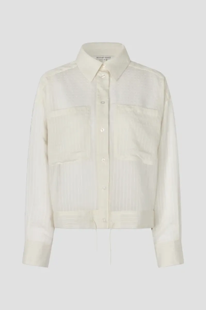 Second Female-60981-Valaia Shirt-1027 Egret-CREME