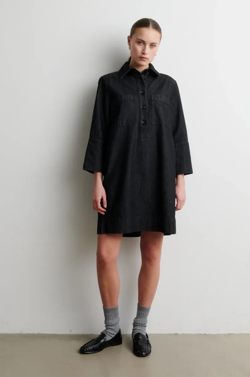 second-female-61012-dera-denim-new-tunic-dress-8001-black-zwart-1 Second Female-61012-Dera Denim New Tunic Dress-8001 Black-ZWART