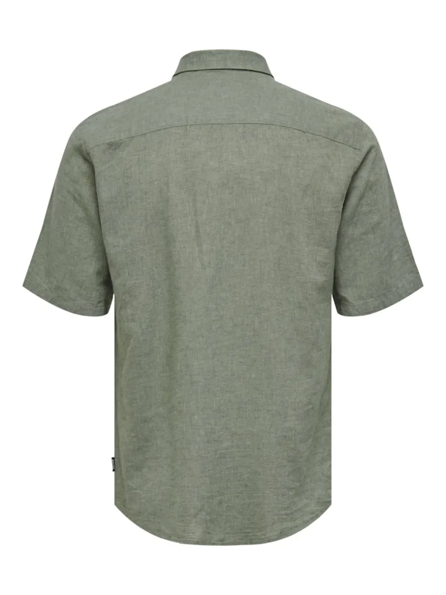sons-onscaiden-ss-solid-linen-shirt-noos-22009885-swamp-groen-3 SONS-ONSCAIDEN SS SOLID LINEN SHIRT NOOS-22009885-Swamp-GROEN