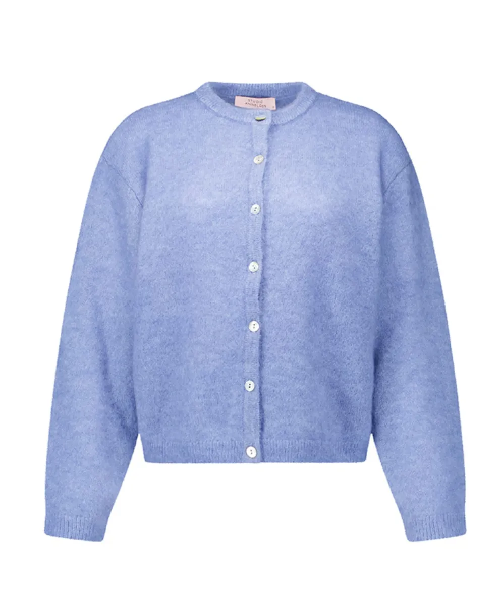 STUDIO ANNELOES-Bibi cardigan-14402-6000 sky blue-BLUE
