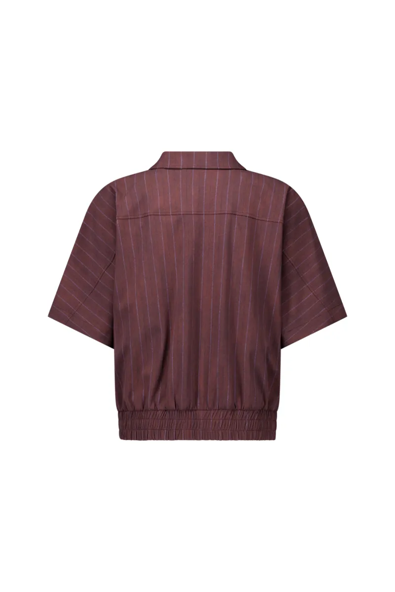 studio-anneloes-marcella-stripe-jacket-14099-8687-chestnut-espresso-bruin-4 STUDIO ANNELOES-Marcella stripe jacket-14099-8687 Chestnut/espresso-BRUIN