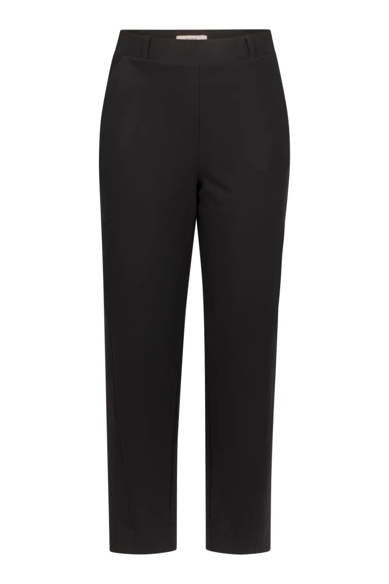 STUDIO ANNELOES-Marlise barrel trousers-94861-9000 black-BLACK