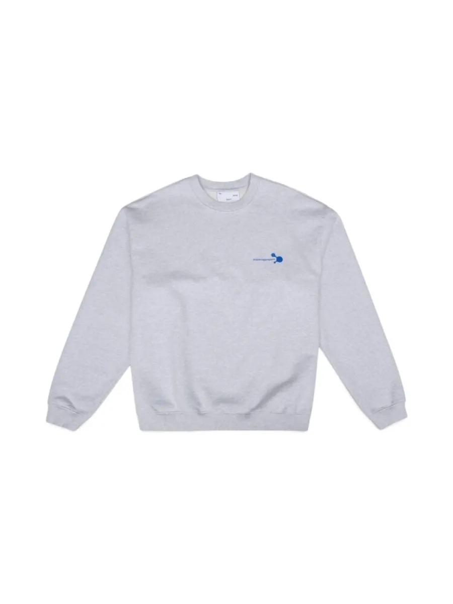 the-savage-report-blob-sweater-light-grey-melange-licht-parel-grijs-1 The Savage Report--Blob Sweater-Light Grey Melange-LICHT-/PAREL GRIJS