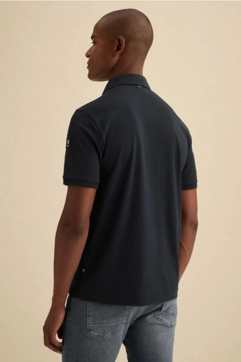 Vanguard-Short sleeve polo raschel interloc-VPSS2608890-5073-BLUE