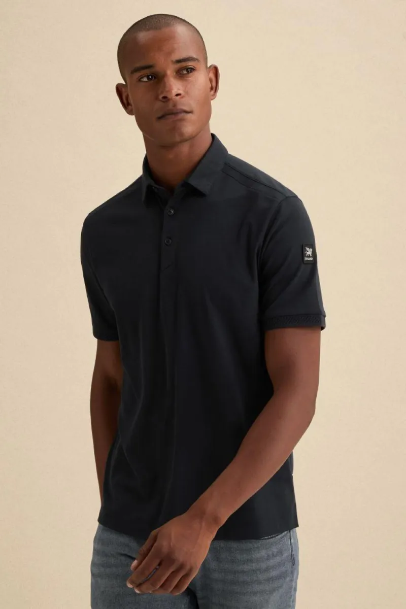 Vanguard-Short sleeve polo raschel interloc-VPSS2608890-5073-BLUE