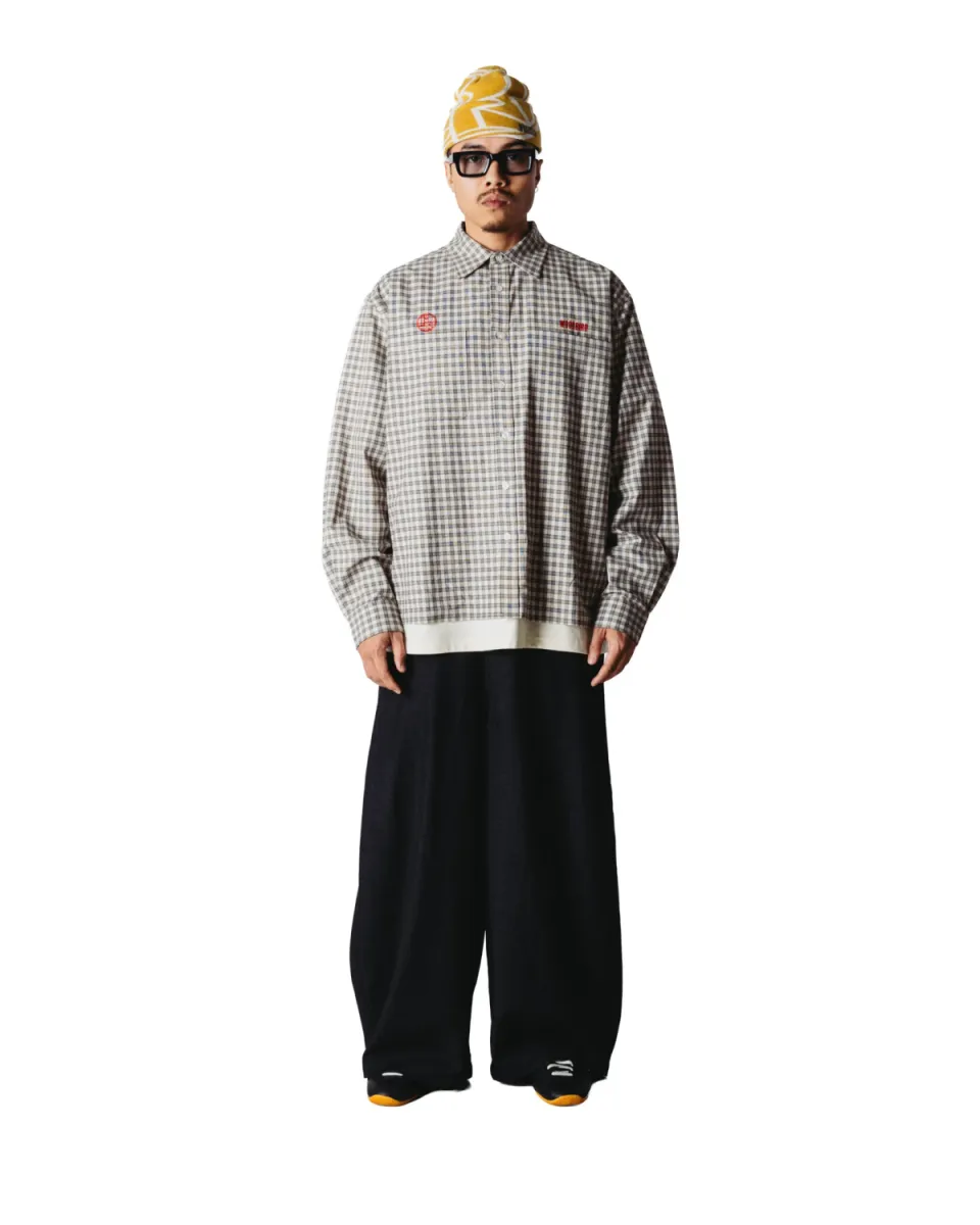 woodbird-buzo-emb-check-shirt-2636-702-off-white-off-white-3 Woodbird-Buzo emb check shirt-2636-702-Off white-OFF WHITE