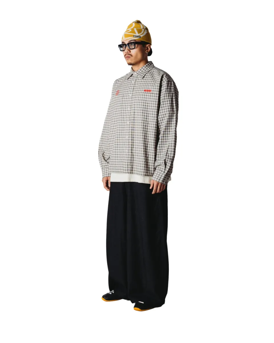 woodbird-buzo-emb-check-shirt-2636-702-off-white-off-white-4 Woodbird-Buzo emb check shirt-2636-702-Off white-OFF WHITE