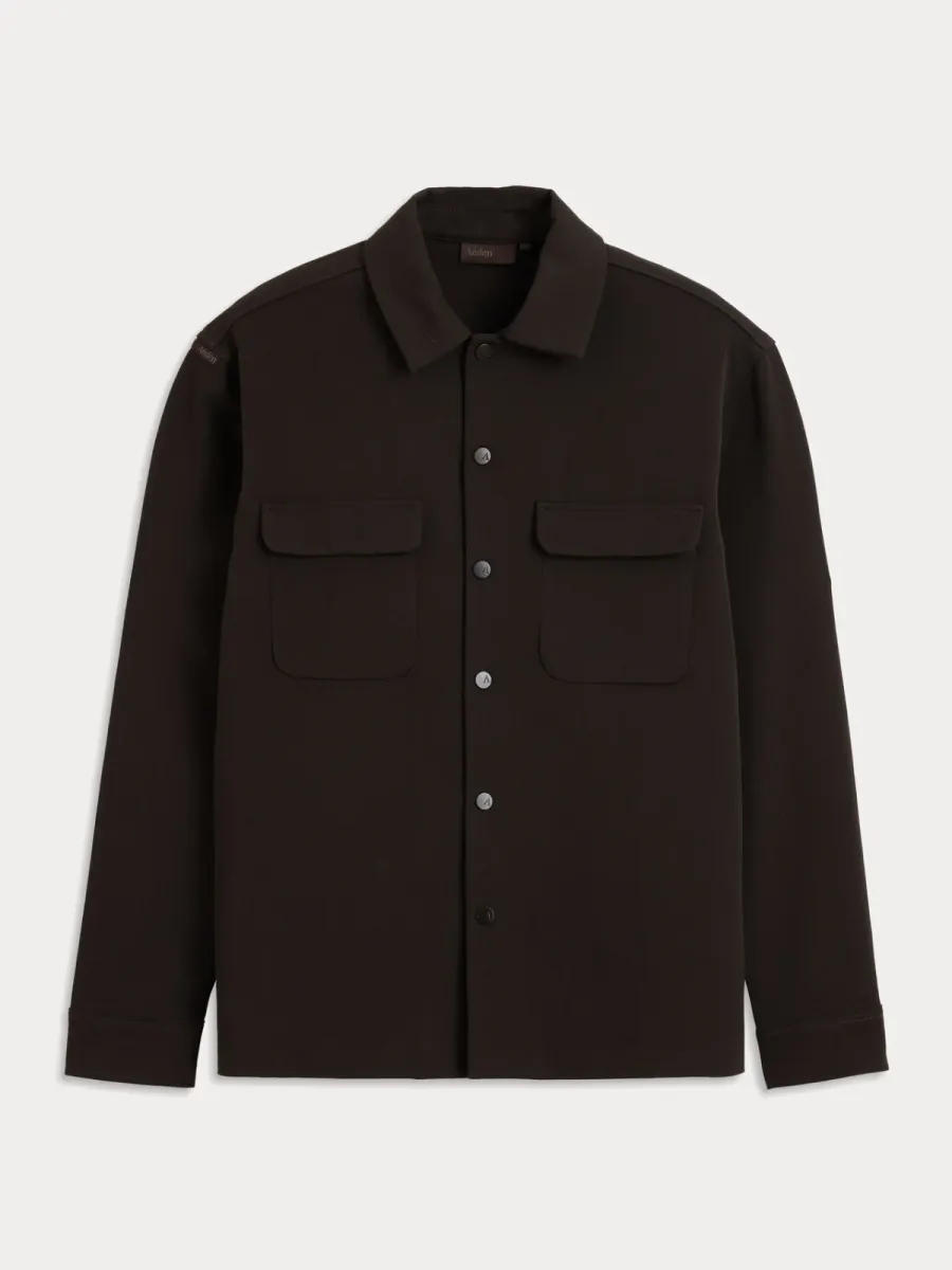 Aeden-Albano shirt-A22243047-206 Ganache-BRUIN