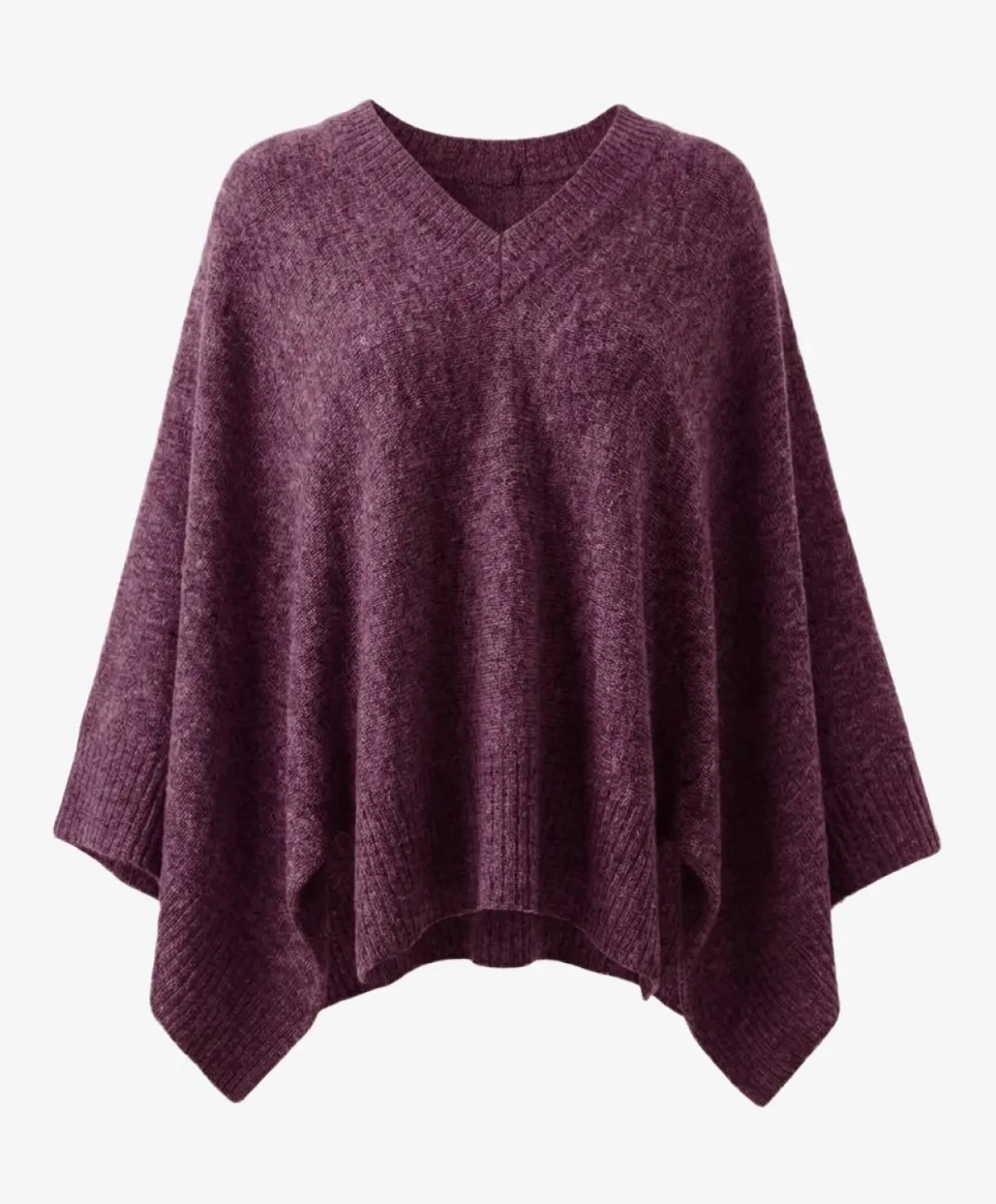 Aimee The Label--Clippo-Burgundy Melange-BORDEAUX