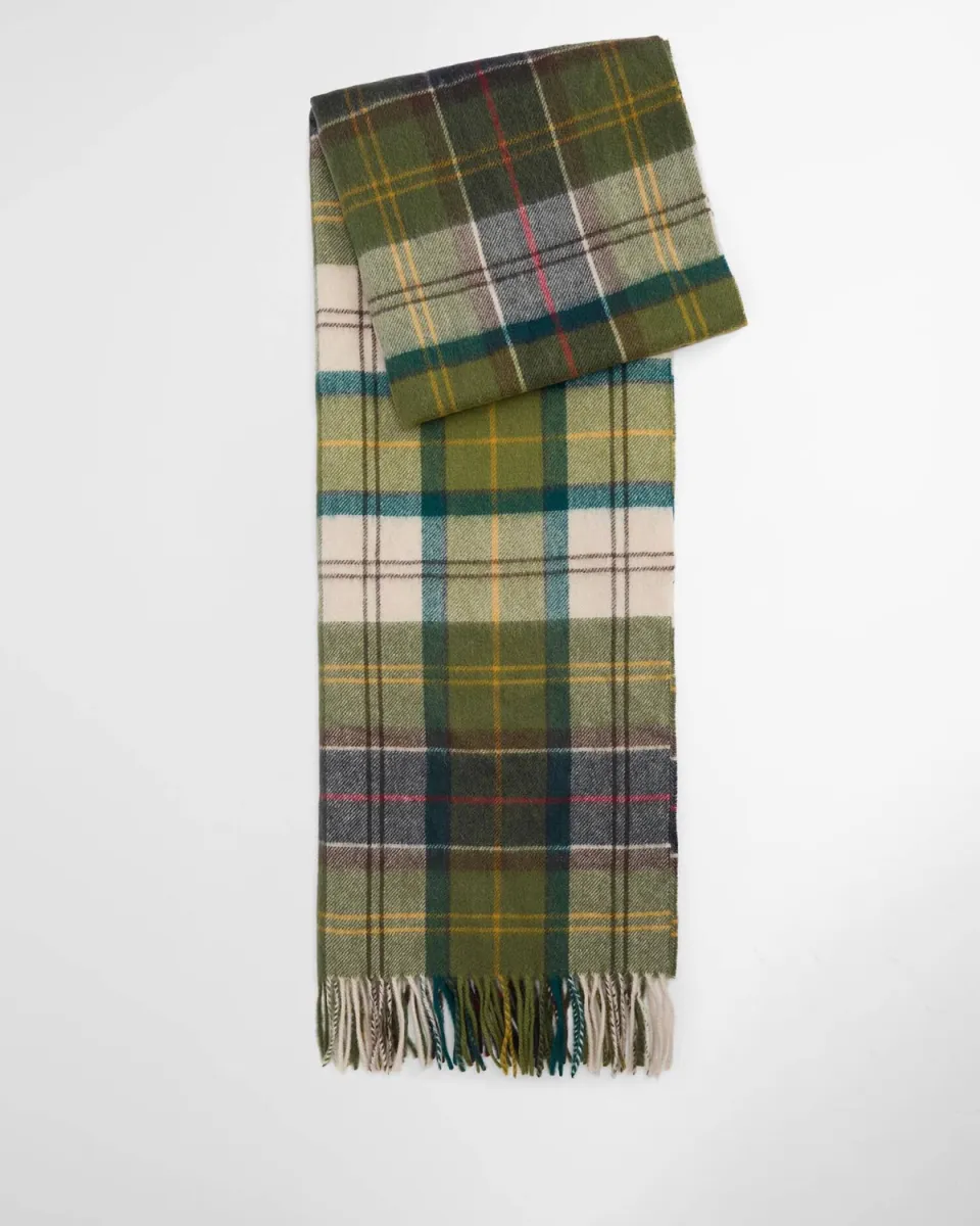 Barbour-Serena tartan scarf-LSC0477-TN11 Classic/ancient-GROEN