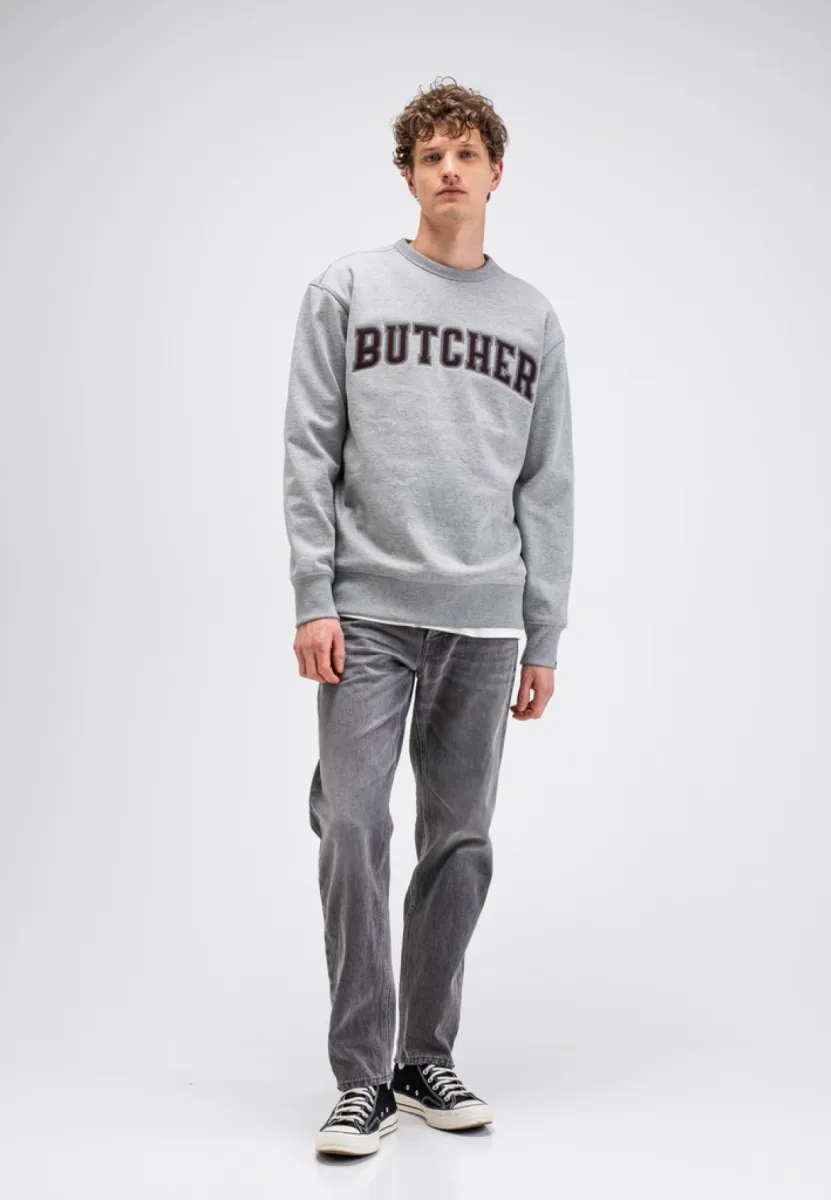 butcher-of-blue-butcher-crew-m2623014-133-grey-melange-grijs-2 BUTCHER OF BLUE-Butcher crew-M2623014-133 Grey melange-GRIJS