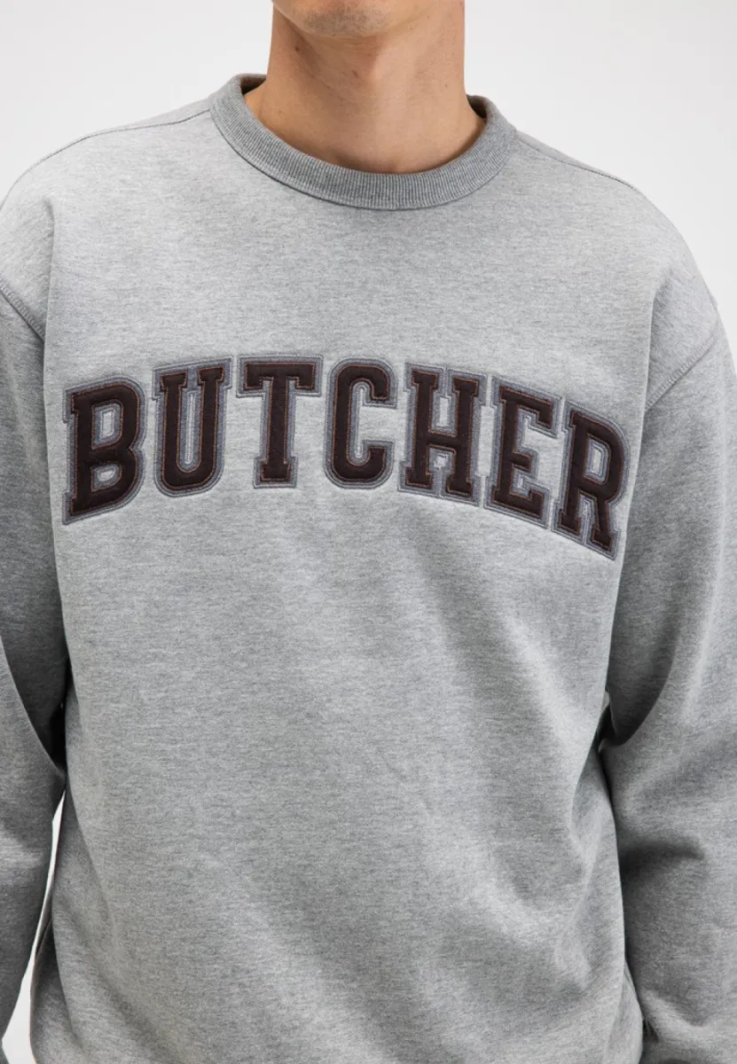 butcher-of-blue-butcher-crew-m2623014-133-grey-melange-grijs-5 BUTCHER OF BLUE-Butcher crew-M2623014-133 Grey melange-GRIJS