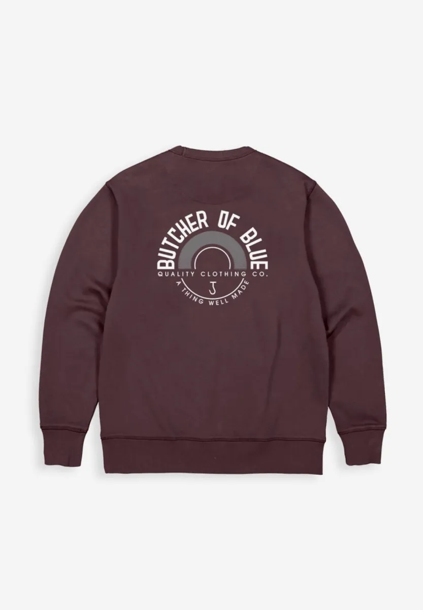 butcher-of-blue-circle-crew-m2623016-845-pascha-purple-paars-1 BUTCHER OF BLUE-Circle crew-M2623016-845 Pascha purple-PAARS