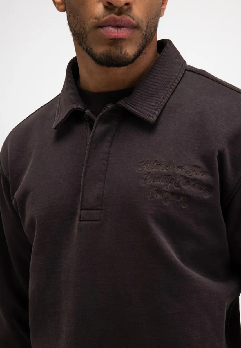 butcher-of-blue-curl-sweat-polo-m2623019-694-topaz-brown-bruin-5 BUTCHER OF BLUE-Curl sweat polo-M2623019-694 Topaz brown-BRUIN