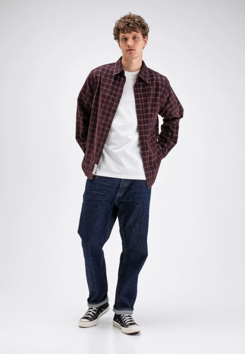 butcher-of-blue-judd-cord-small-check-shirt-m2624009-845-pascha-purple-paars-2 BUTCHER OF BLUE-Judd cord small check shirt-M2624009-845 Pascha purple-PAARS