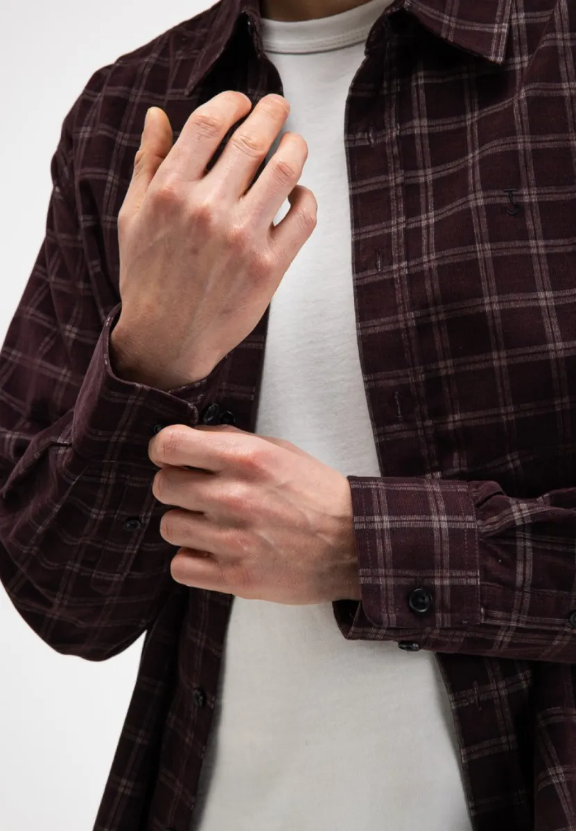 butcher-of-blue-judd-cord-small-check-shirt-m2624009-845-pascha-purple-paars-5 BUTCHER OF BLUE-Judd cord small check shirt-M2624009-845 Pascha purple-PAARS