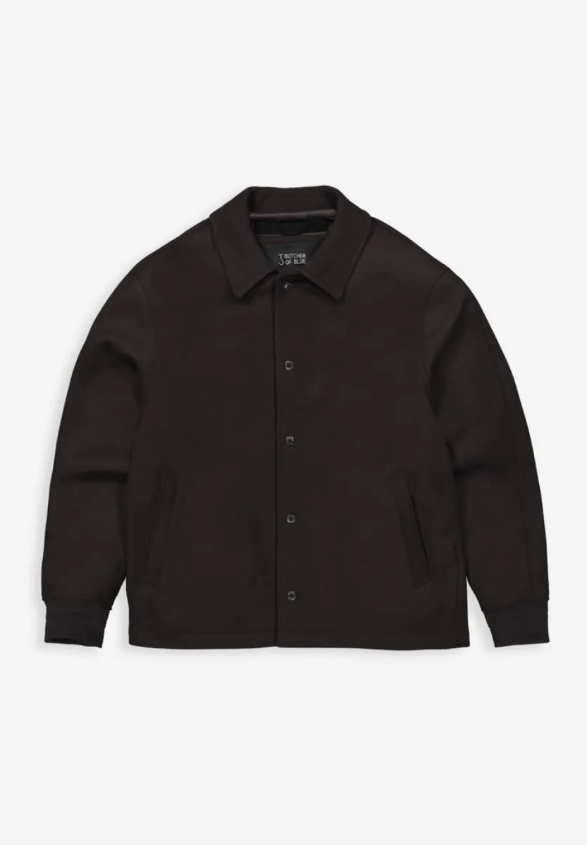 BUTCHER OF BLUE-Leap wool jacket-M2617005-694 Topaz brown-BRUIN