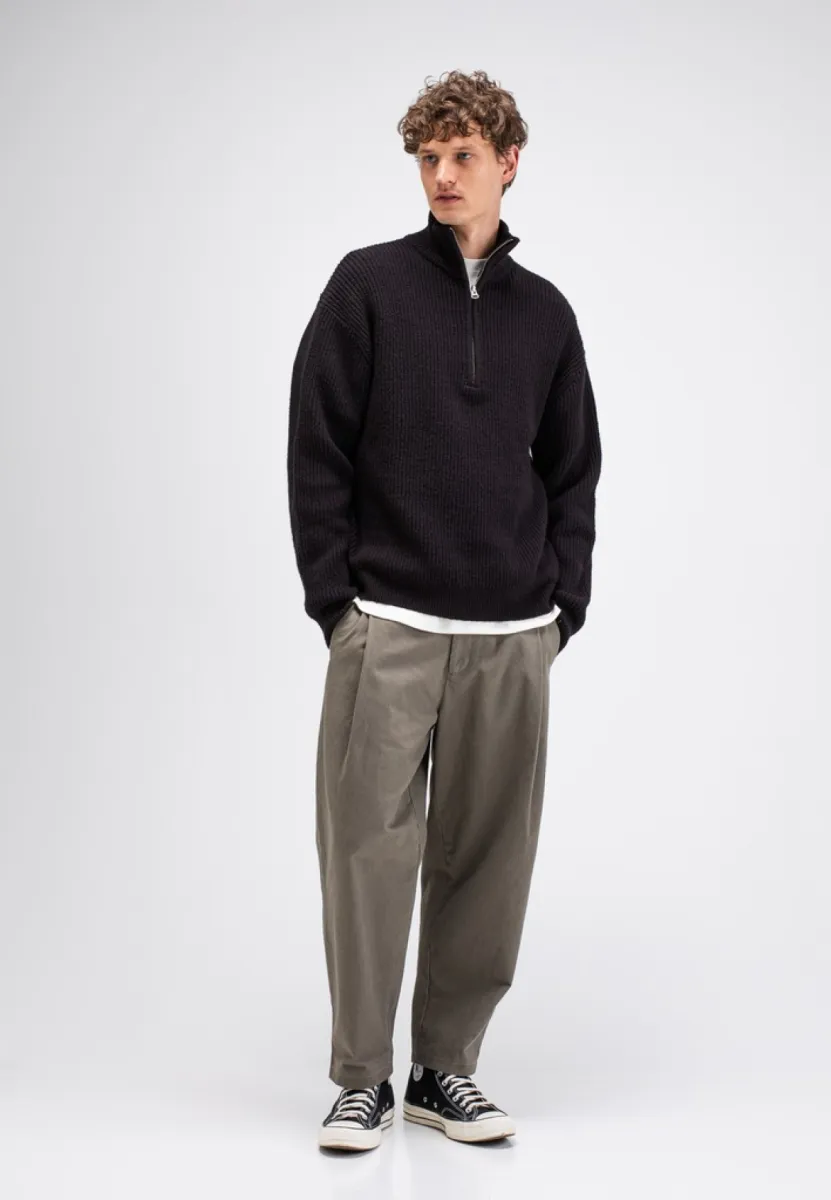 butcher-of-blue-market-half-zip-m2626029-694-topaz-brown-bruin-1 BUTCHER OF BLUE-Market half zip-M2626029-694 Topaz brown-BRUIN
