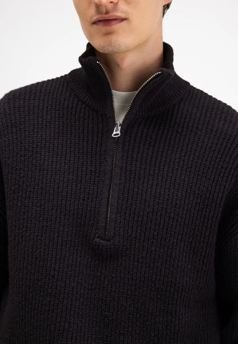 butcher-of-blue-market-half-zip-m2626029-694-topaz-brown-bruin-3 BUTCHER OF BLUE-Market half zip-M2626029-694 Topaz brown-BRUIN