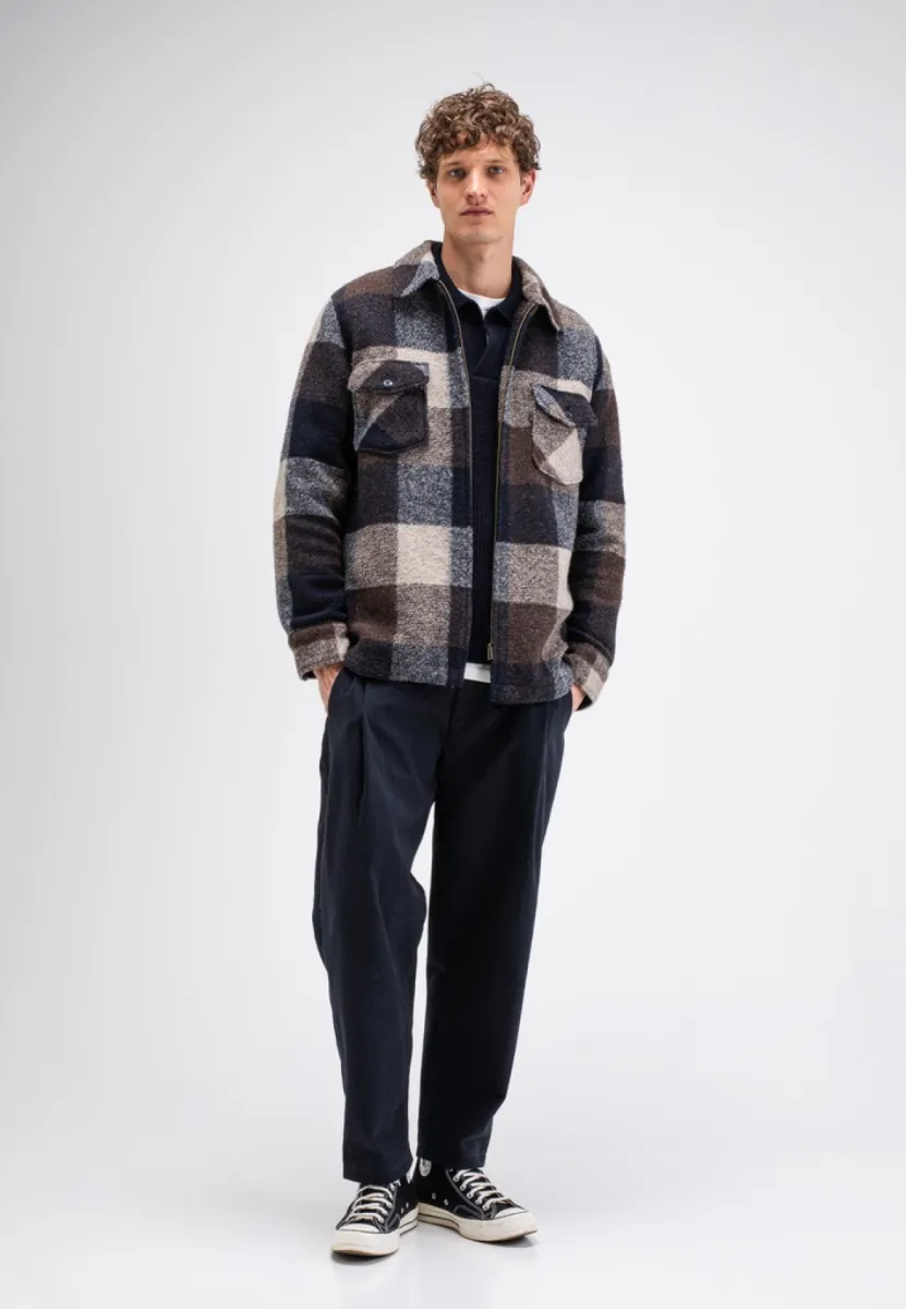butcher-of-blue-vance-wool-check-overshirt-m2624070-420-chestnut-brown-bruin-2 BUTCHER OF BLUE-Vance wool check overshirt-M2624070-420 Chestnut brown-BRUIN