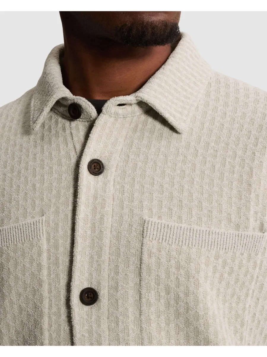 CAST IRON-Button jacket slim fit soft blend-CKC2609352-7555 White down-WIT