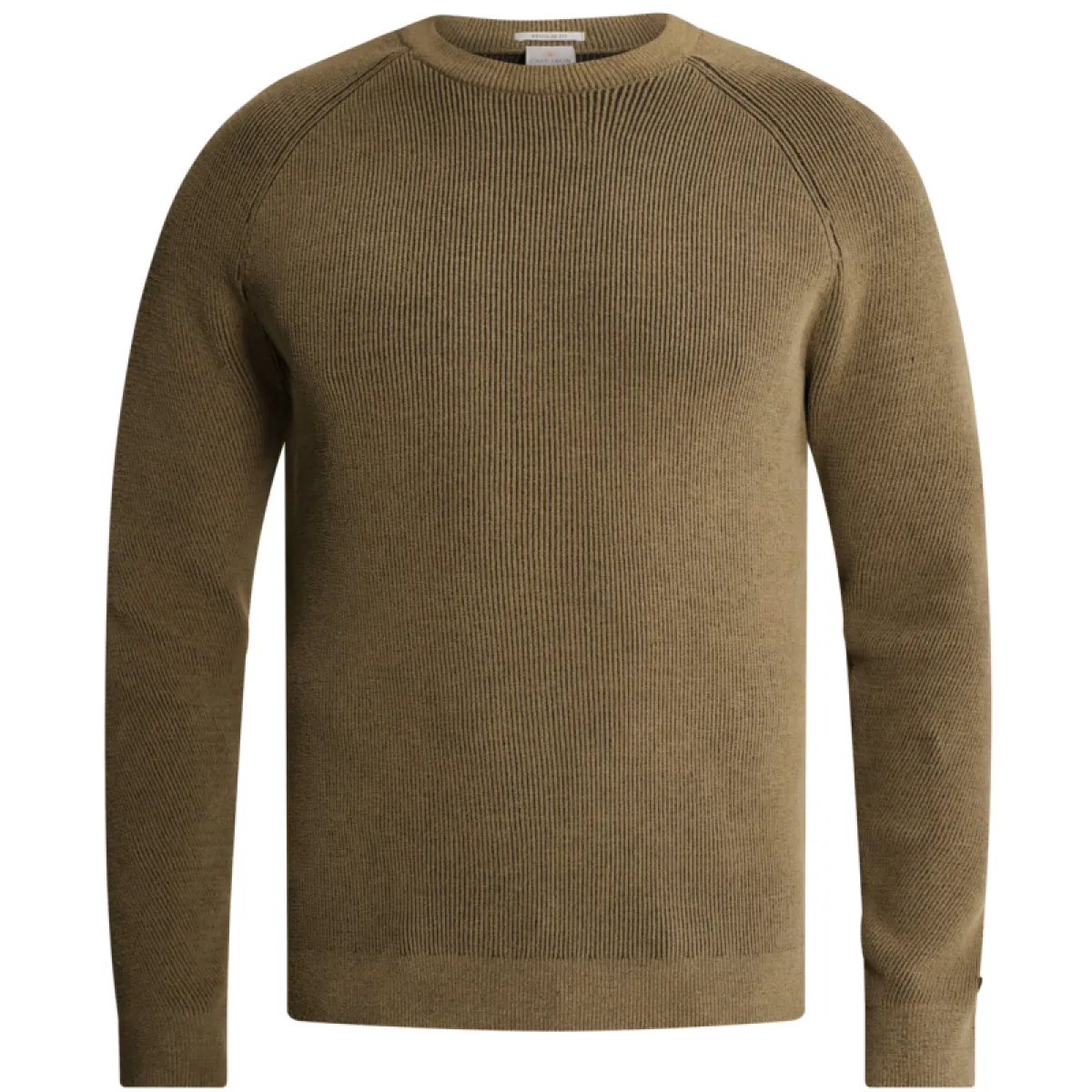 CAST IRON-Crewneck regular fit soft blend-CKW2609313-8026 Walnut-BRUIN