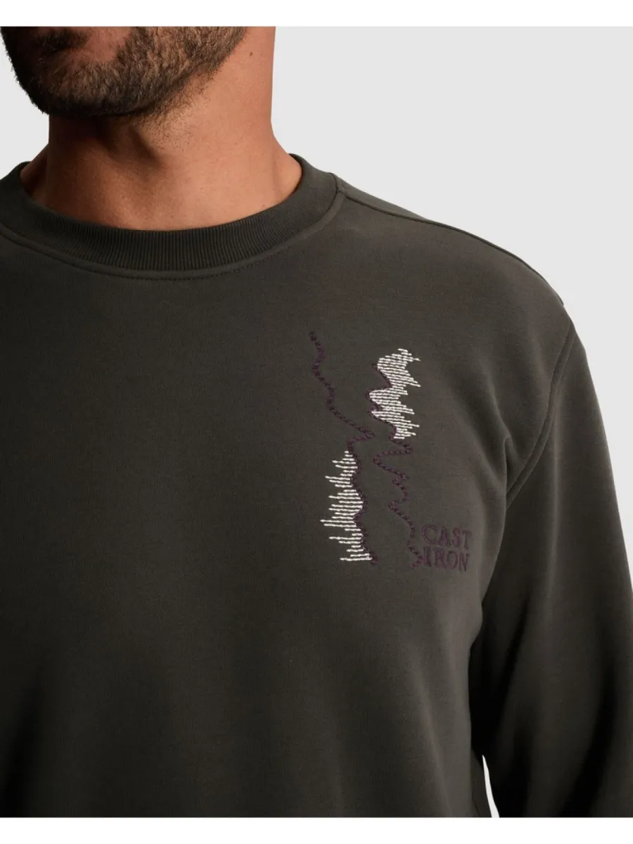cast-iron-crewneck-relaxed-fit-graphic-csw2609445-9167-clever-crows-grijs-2 CAST IRON-Crewneck relaxed fit graphic-CSW2609445-9167 Clever crows-GRIJS