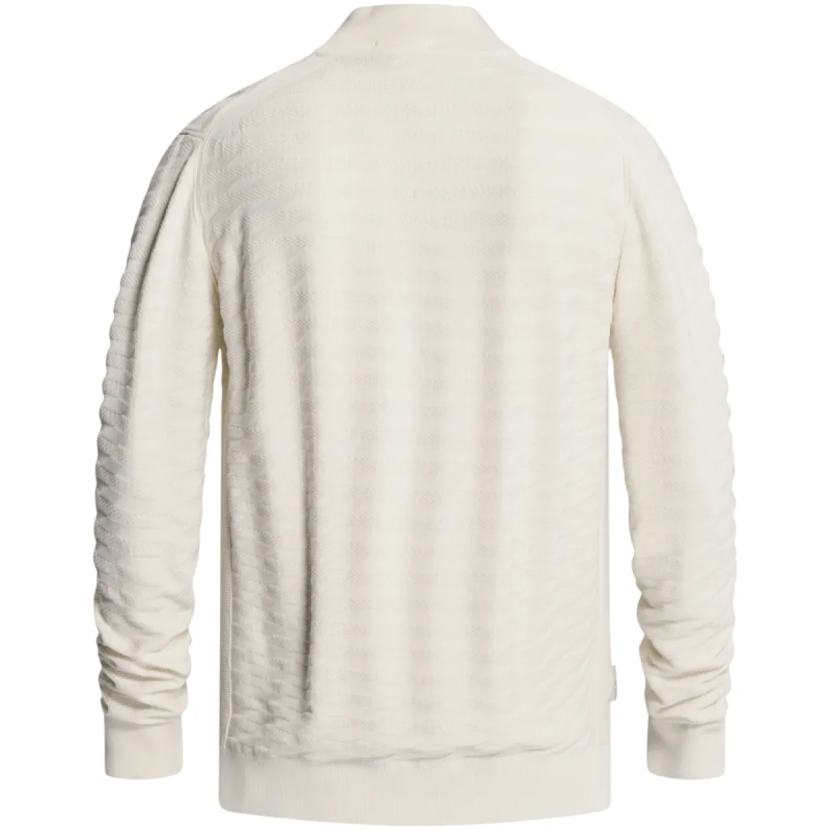 CAST IRON-Half zip collar slim fit comfort blend-CKW2609316-7555 White down-WIT