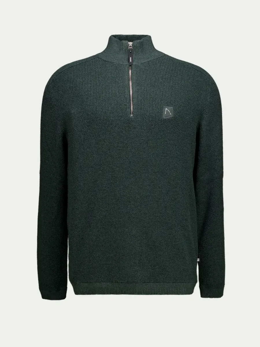 Chasin-Oscar brik half zip-31140004-E5001 Urban chic-GROEN