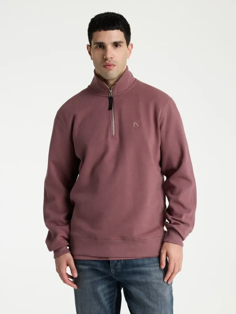 Chasin-Ryder zip-up-41130001-E4015 Rose taupe-TAUPE