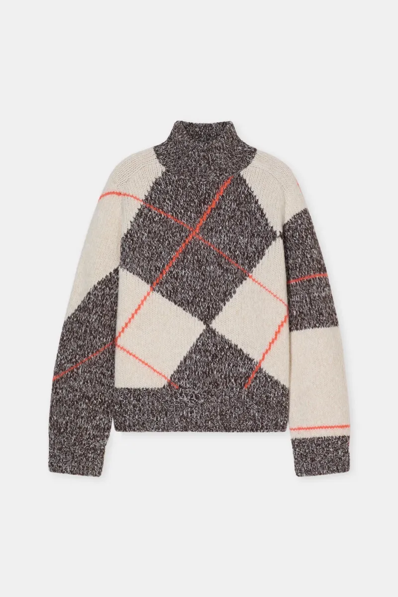 Closed-Argyle rolli longsleeve-C96936-963-CR-244-BRUIN