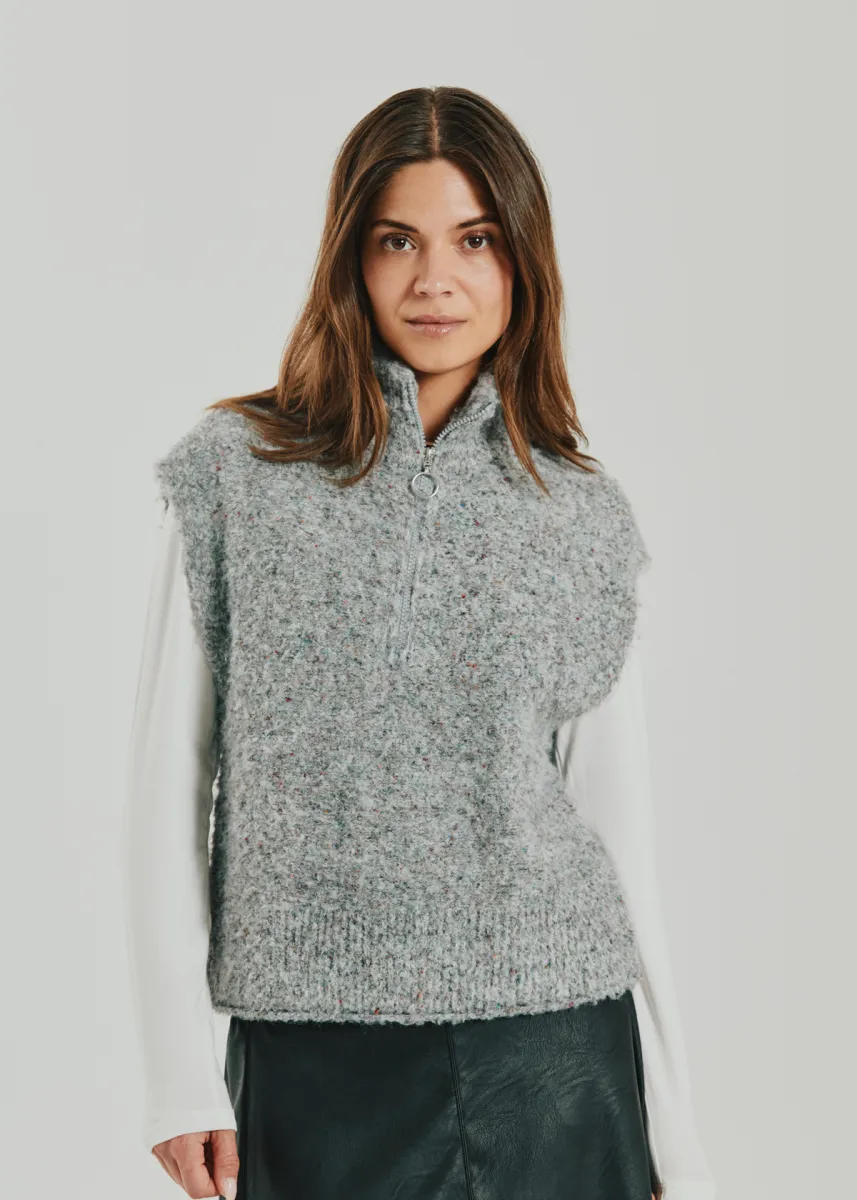 Freequent-Grsnemes-206732-Dark Grey Melange-DONKER GRIJS/GRAFIET