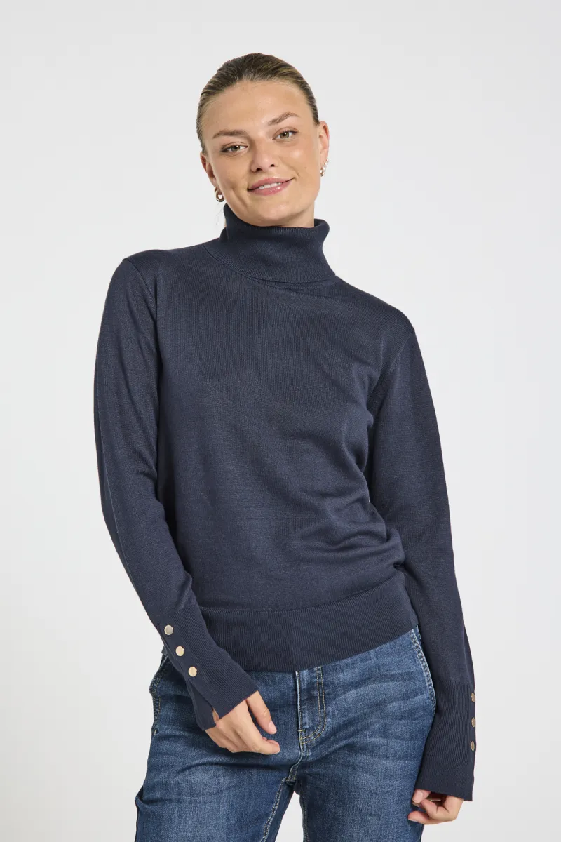 Freequent-Katie Pullover-203031-Salute-MARINE