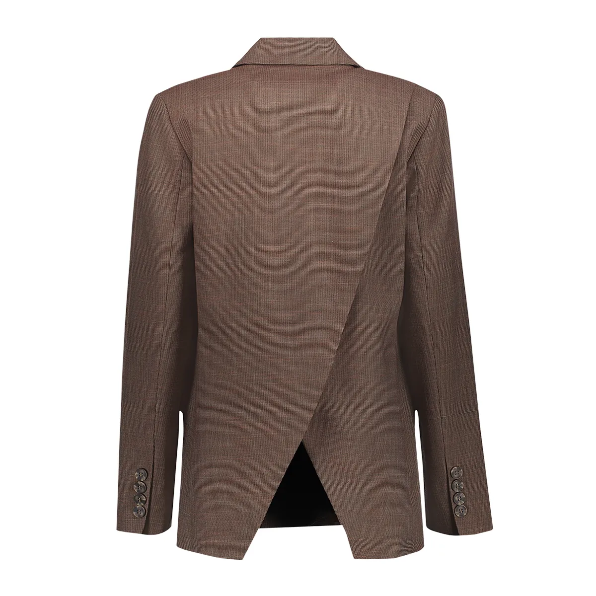 GEISHA-Blazer check-65503-10-775 Brown-BRUIN