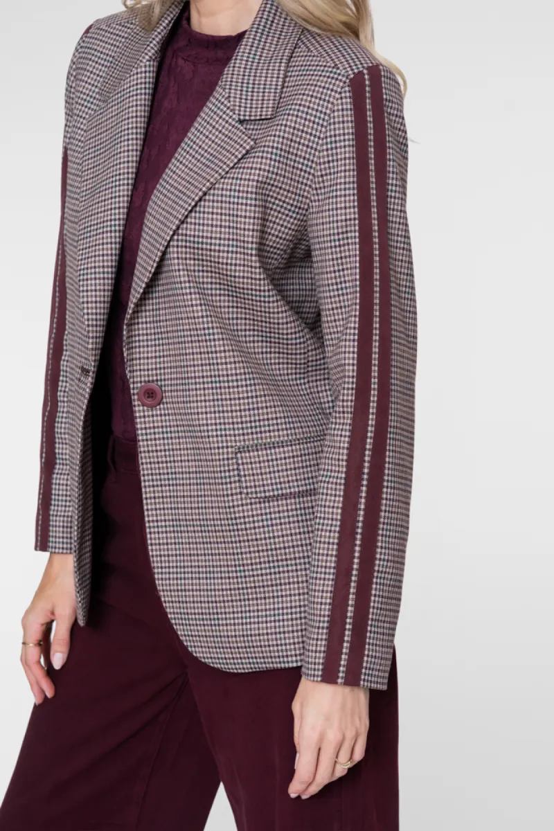 geisha-blazer-check-tape-65575-32-480-burgundy-green-bordeaux-3 GEISHA-Blazer check + tape-65575-32-480 Burgundy/green-BORDEAUX