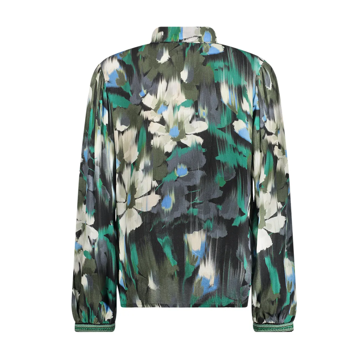 geisha-blouse-63646-20-530-green-blue-legergroen-3 GEISHA-Blouse-63646-20-530 Green/blue-LEGERGROEN