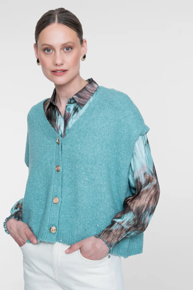 geisha-blouse-63658-20-735-camel-mint-camel-1 GEISHA-Blouse-63658-20-735 Camel/mint-CAMEL