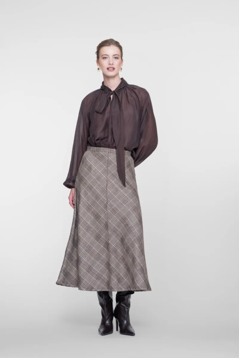 geisha-blouse-with-bow-tie-63601-14-775-brown-bruin-1 GEISHA-Blouse with bow tie-63601-14-775 Brown-BRUIN