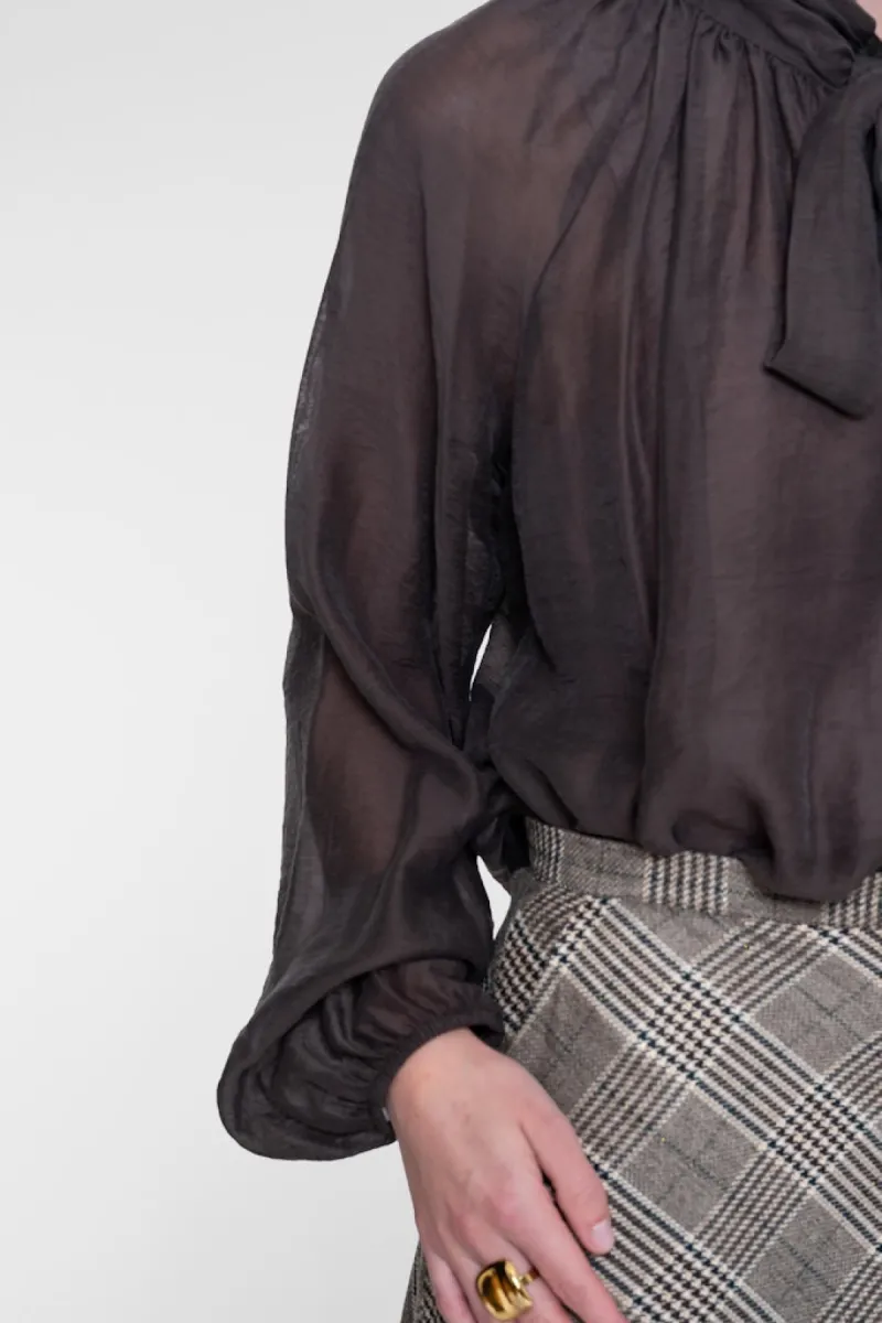 geisha-blouse-with-bow-tie-63601-14-775-brown-bruin-5 GEISHA-Blouse with bow tie-63601-14-775 Brown-BRUIN