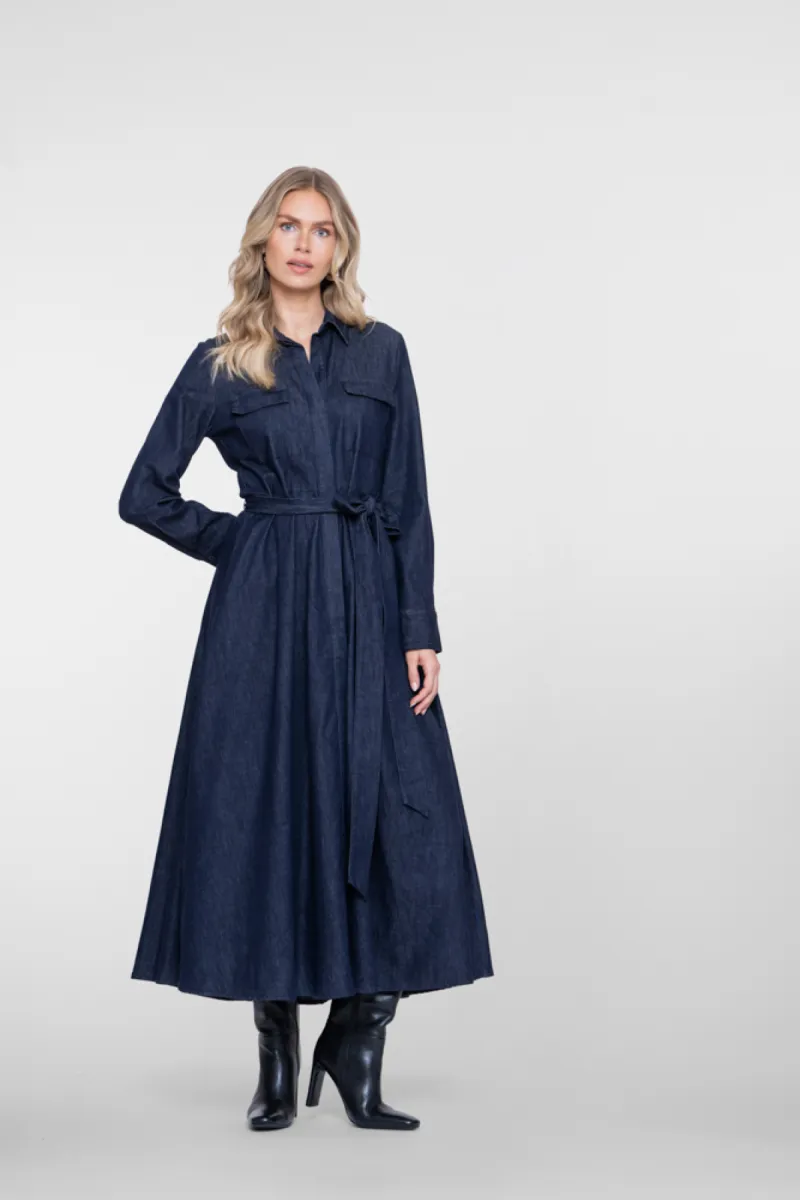 geisha-dress-long-67500-10-880-dark-blue-denim-denim-4 GEISHA-Dress long-67500-10-880 Dark blue denim-DENIM