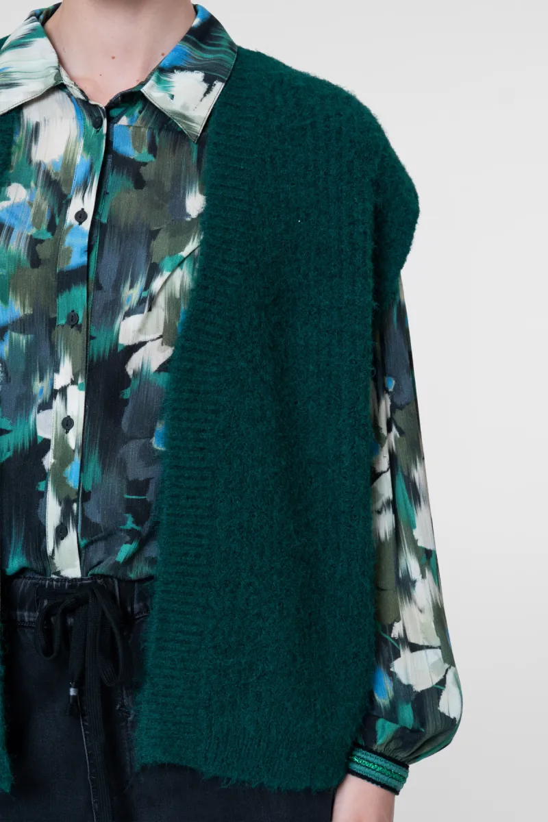 geisha-gilet-knitted-64534-29-515-emerald-groen-5 GEISHA-Gilet knitted-64534-29-515 Emerald-GROEN