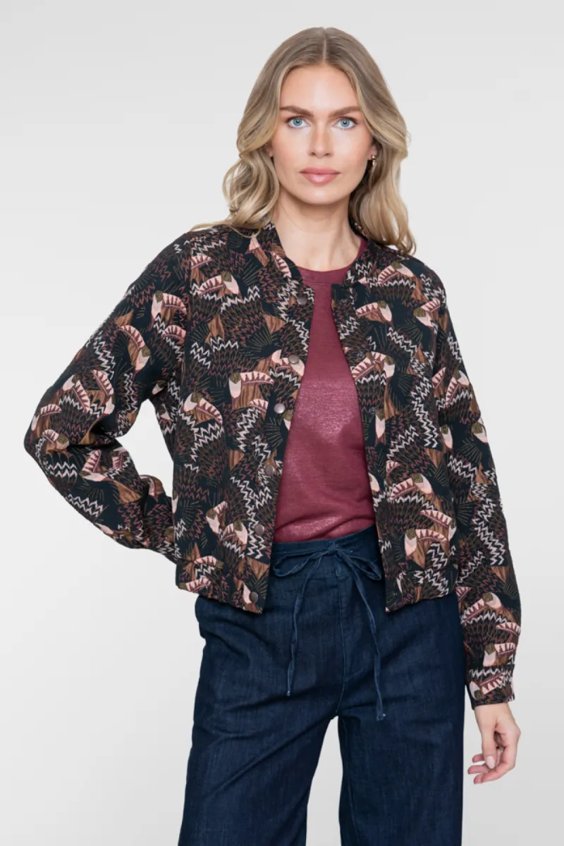 geisha-jacket-65604-20-999-black-coral-zwart-1 GEISHA-Jacket-65604-20-999 Black/coral-ZWART