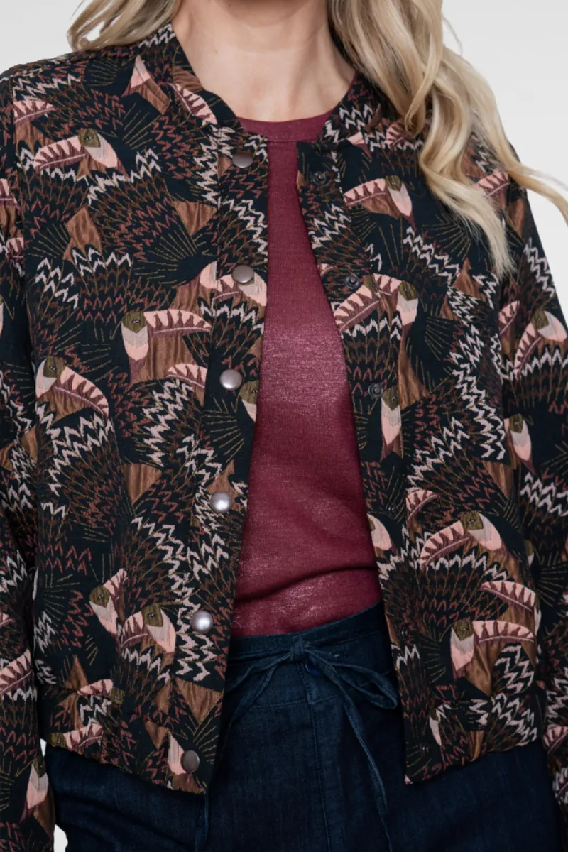geisha-jacket-65604-20-999-black-coral-zwart-4 GEISHA-Jacket-65604-20-999 Black/coral-ZWART