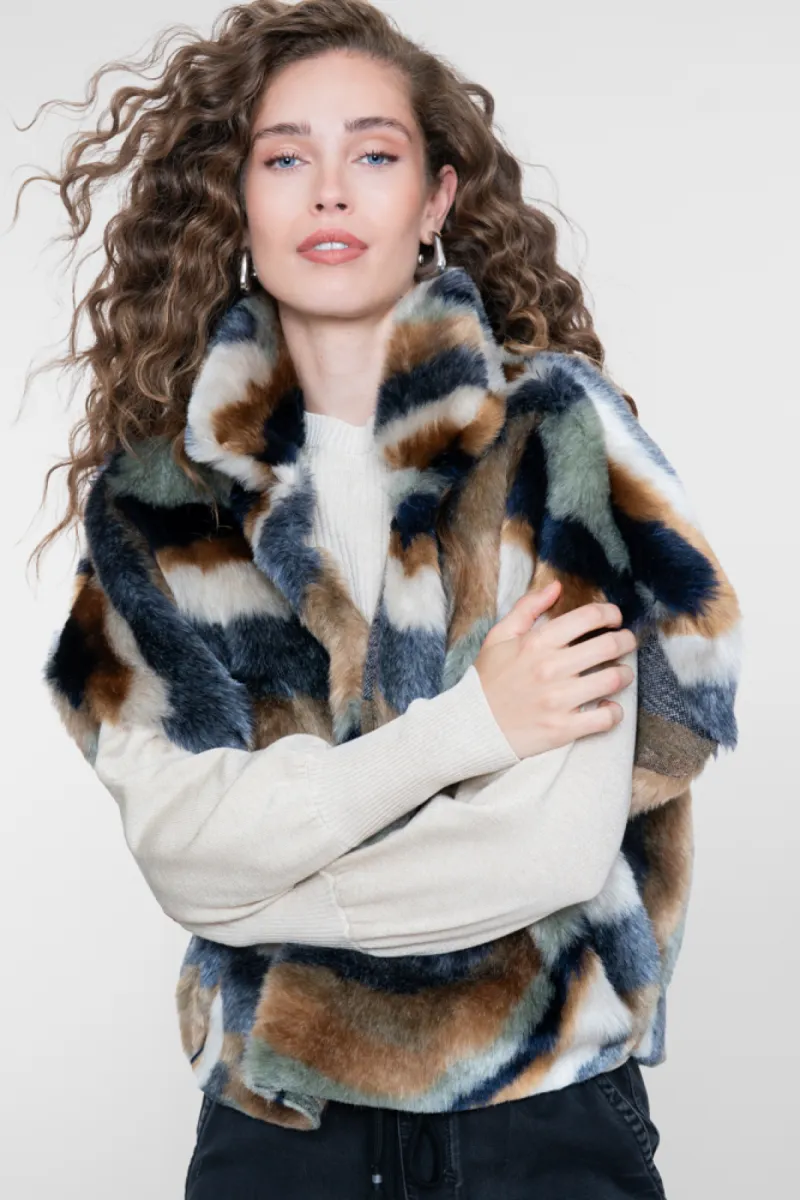 GEISHA-Jacket-65608-20-735 Camel/mint-CAMEL